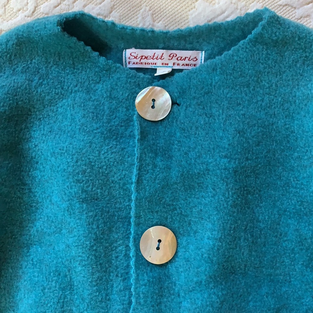 Vintage French designer baby sweater - Picture 3 of 4